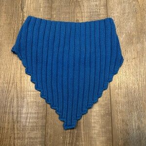 Isabel’s cabinet- Blue Knit Top